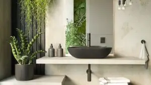 Kamienna umywalka nablatowa PINATUBO