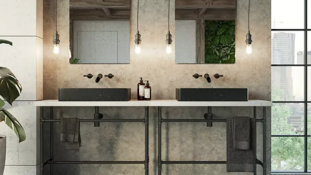 Kamienna umywalka nablatowa ETNA