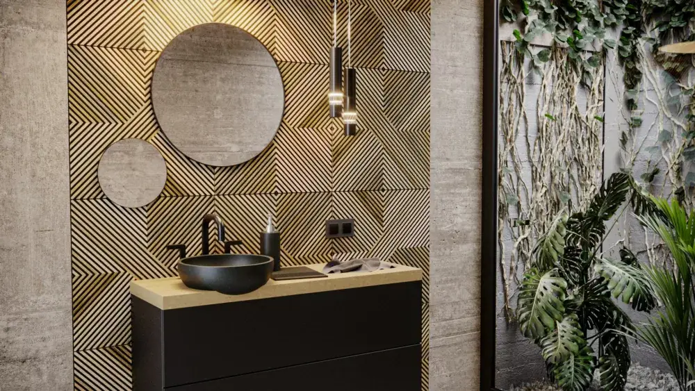 Kamienna umywalka nablatowa APO