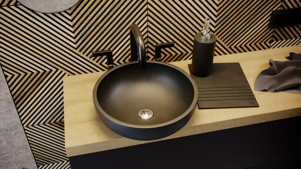 Kamienna umywalka nablatowa APO