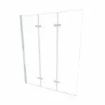 Parawan nawannowy 3-panelowy składany SAJNO