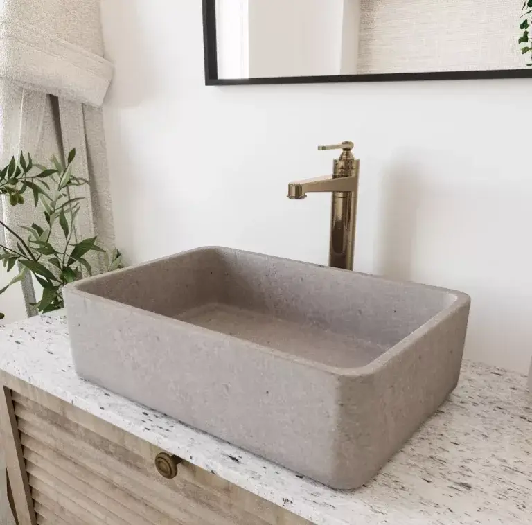 Kamienna umywalka nablatowa ETNA