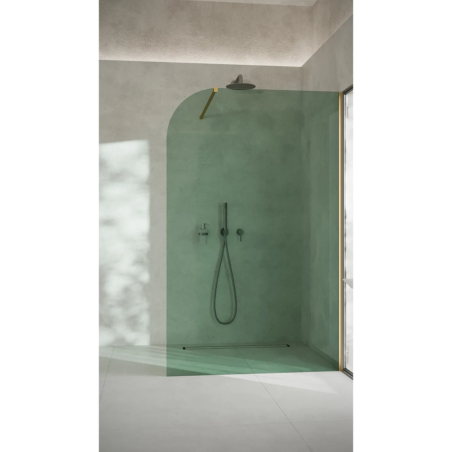 garda-wall-1.1 Ścianka prysznicowa GARDA Wall - transparentny / 100 cm / chrom - obrazek 1